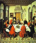 Dieric Bouts Last Supper central section of an alterpiece USA oil painting artist